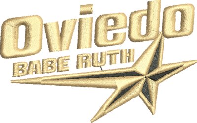 Oviedo Babe Ruth Gold Emb